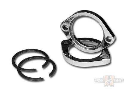 Chrome Exhaust Flange Kit For Harley-Davidson