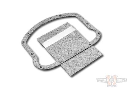 Panhead Rocker Cover Gasket, Reinforced Cork, no Metal Layer (Pair) For Harley-Davidson