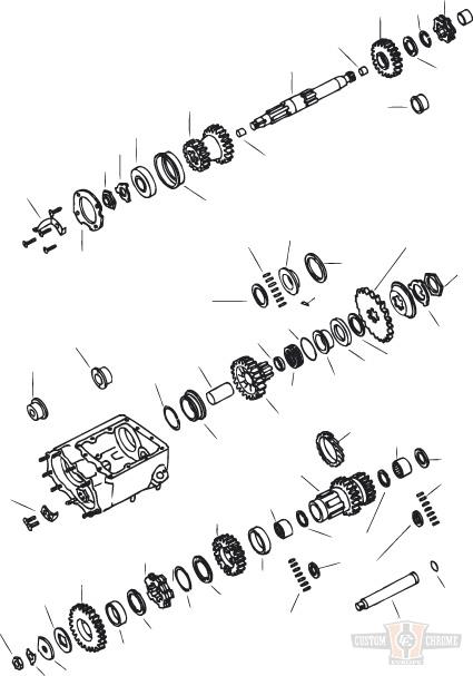 TRANSMISSION MAIN DRIVE GEAR BUSHING For Harley-Davidson