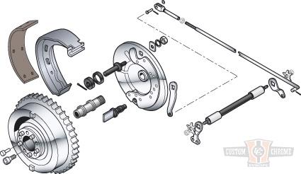 Long Brake Rod Clevis For Harley-Davidson