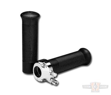 Rubber Grips with Throttle Clamp For Harley-Davidson