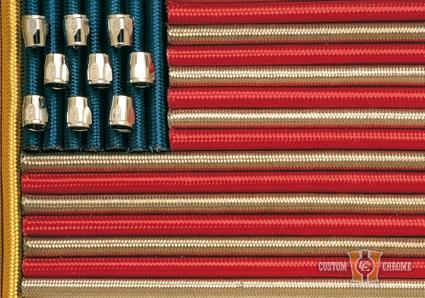 BRAIDED LINE S/S 5/16 For Harley-Davidson