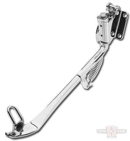 1" Shorter Chrome Kickstand Kit For Harley-Davidson