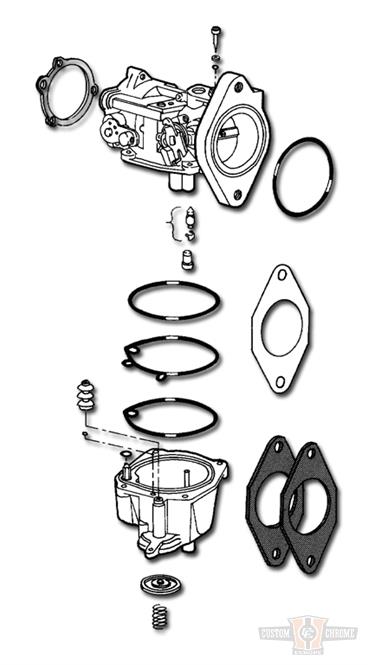 Keihin Carburetor Rebuilt Kit For Harley-Davidson