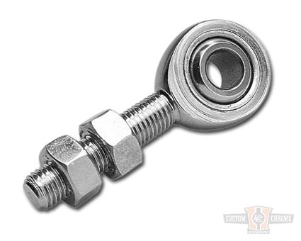 Heim Joint, Chrome, 1/4x1/4-28 female For Harley-Davidson