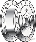 HUB ASSY-CHROME-FRT.84UP For Harley-Davidson