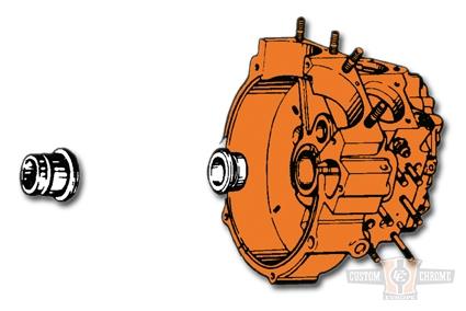 RT.CASE BRN.RACE B/T 93-UP STD For Harley-Davidson