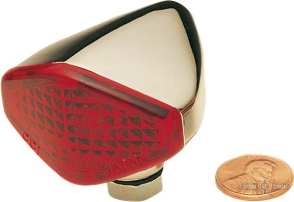 Replacement Red Lens for Diamond Marker Lights For Harley-Davidson