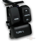 Handlebar Wire Harness Left Side, Black Switches For Harley-Davidson