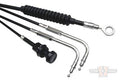 Choke Knob Cable Black Vinyl For Harley-Davidson