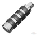 Chrome and Rubber Band Pegs For Harley-Davidson