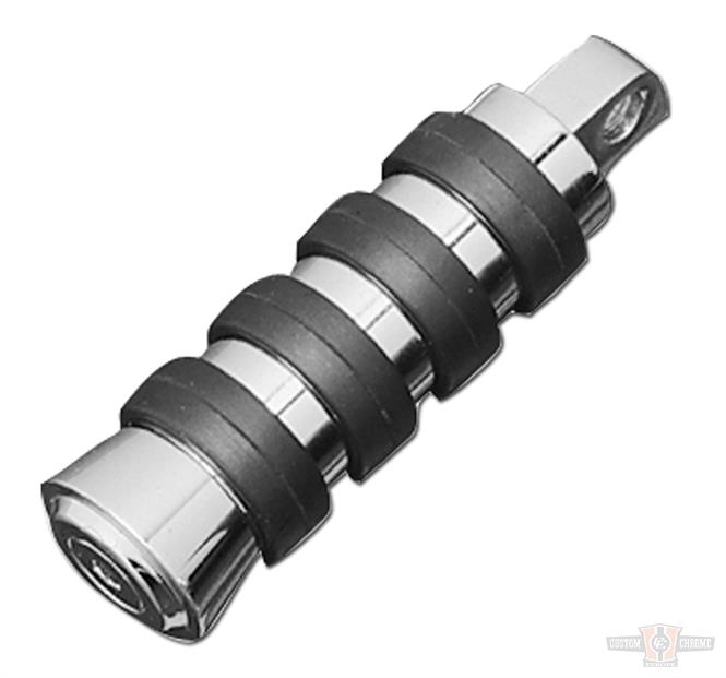 Chrome and Rubber Band Pegs For Harley-Davidson