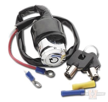 Late Style Ignition Switch with Barrel Style Keys For Harley-Davidson