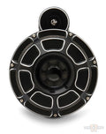 Beveled Horn Kit, Black For Harley-Davidson