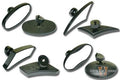 Spear Mirror Set Black For Harley-Davidson