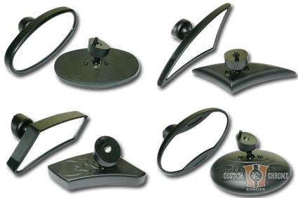 Spear Mirror Set Black For Harley-Davidson