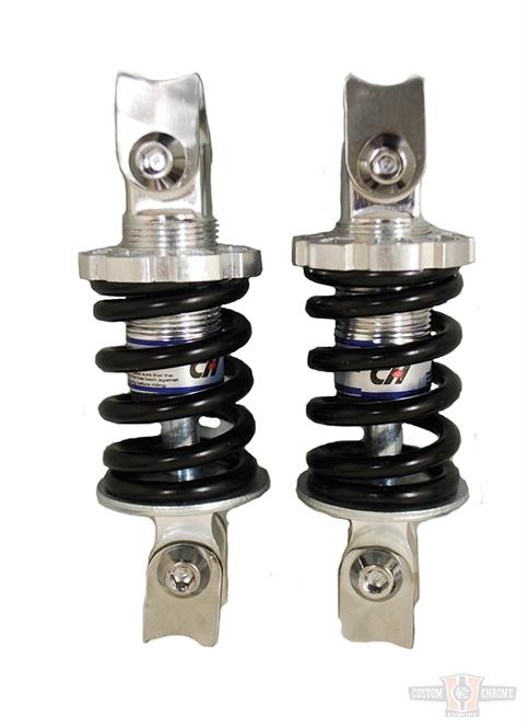 Solo Seat Spring Shocks with Weld and Bolt On Tabs For Harley-Davidson