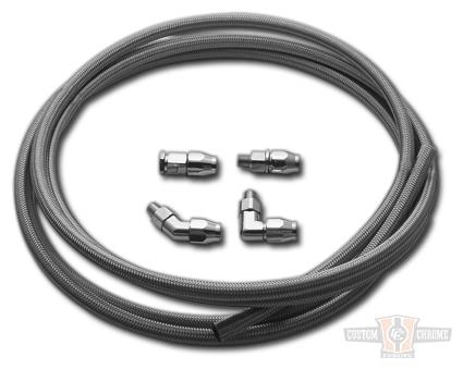 S/S -6 TEFLON OIL HOSE For Harley-Davidson