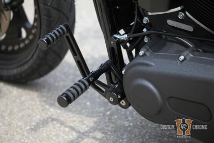 Forward control kit, grooved For Harley-Davidson