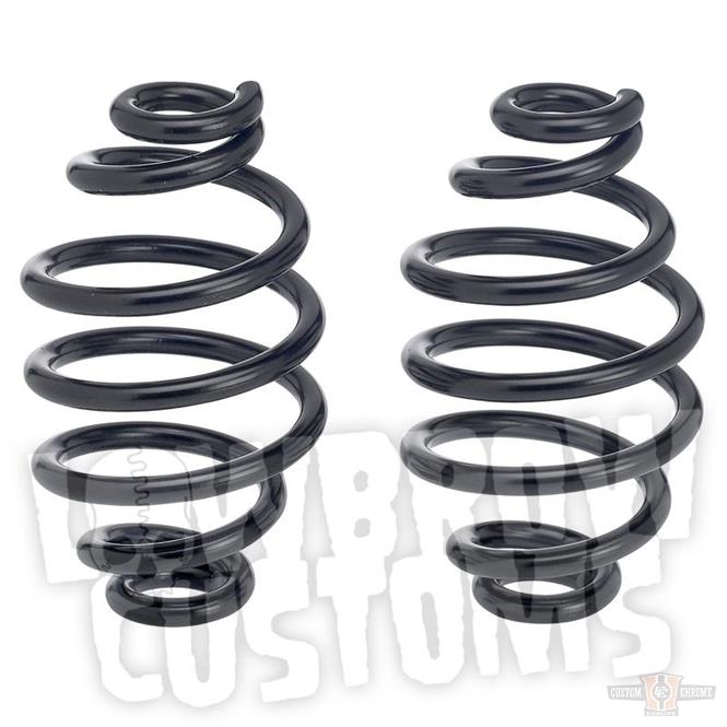 Solo Seat Springs, Barrel Style, 4", black For Harley-Davidson