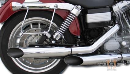 3" HP-Plus Slash Cut Muffler For Harley-Davidson