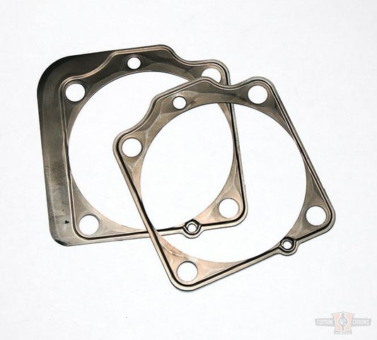 STEEL .020"BASE GASKET-BIG BORE For Harley-Davidson