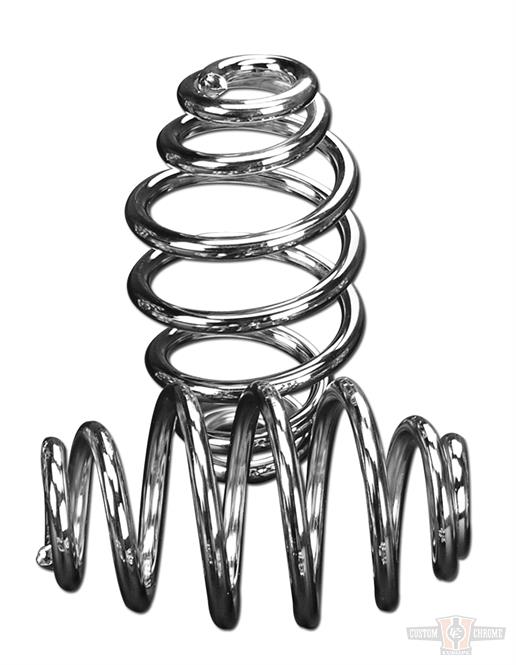 Chrome Seat Springs - 3" For Harley-Davidson