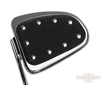 Banana Brake Pedal Pad, Chrome For Harley-Davidson