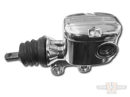 Chrome rear master cylinder For Harley-Davidson