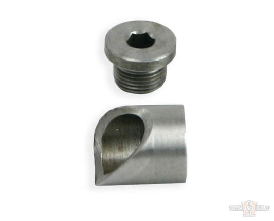 Angled Bung with Cap For Harley-Davidson