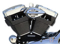 Ribbed Slotted Horn Kit, Horizontal For Harley-Davidson