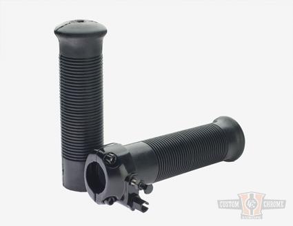Throttle Assembly 1" Black For Harley-Davidson