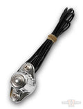 Kustom Tech Deluxe Switch Housing - Chrome For Harley-Davidson