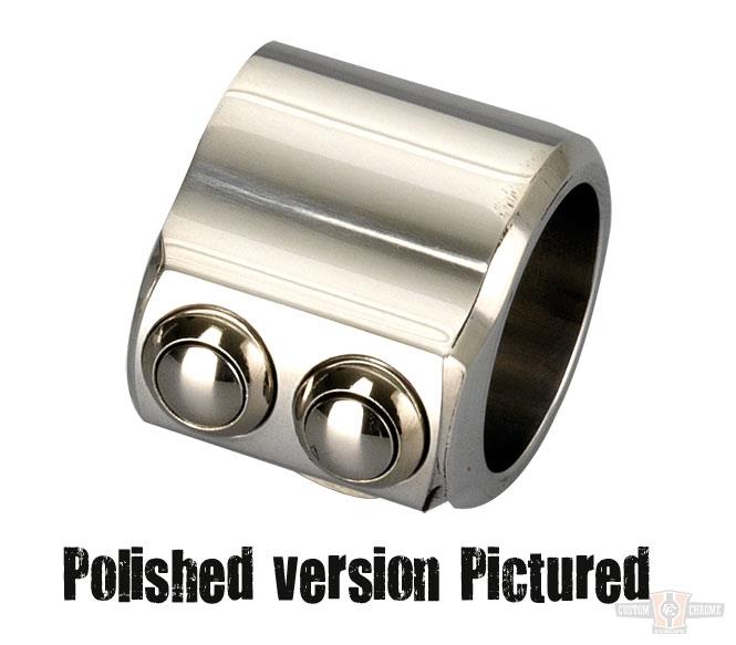 Kustom Tech 2 Button Switch Housing - Black For Harley-Davidson