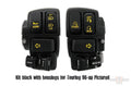 Complete Switch Housing Kit Chrome, Backlight For Harley-Davidson