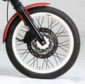 TTS Spoke Set, 19" long, black chrome For Harley-Davidson
