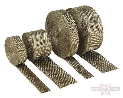 1" x 50 Ft. Titanium Exhaust Wrap For Harley-Davidson