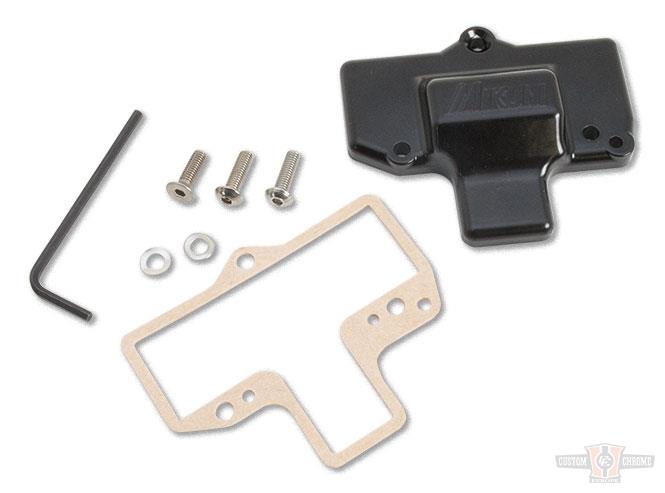 Black Top Cover for HSR 48 mm Carbs For Harley-Davidson