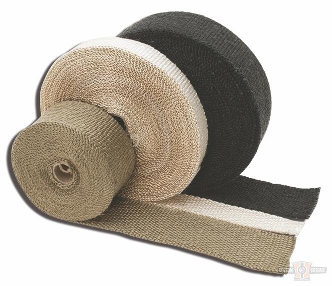 Black Exhaust Wrap 2" x 15 Ft. For Harley-Davidson