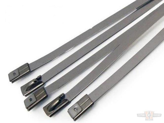 Stainless Steel Locking Ties 8" For Harley-Davidson