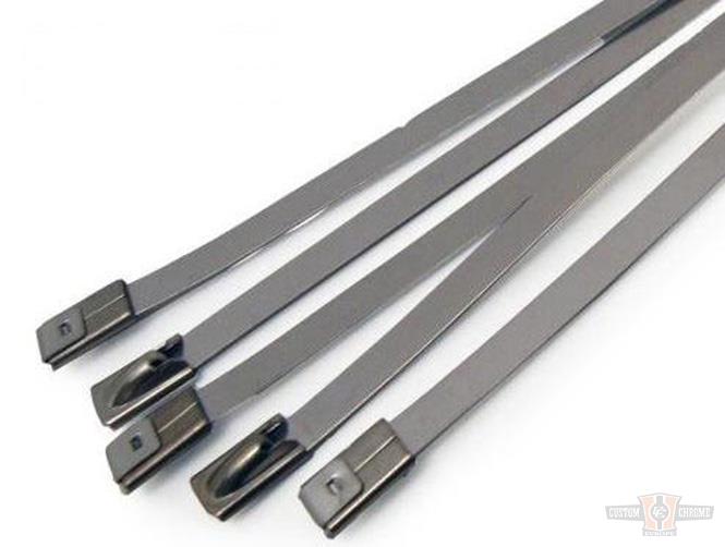 Stainless Steel Locking Ties 14" For Harley-Davidson