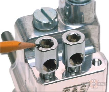 CHR.ALLEN TOP OIL PUMP FITTING For Harley-Davidson