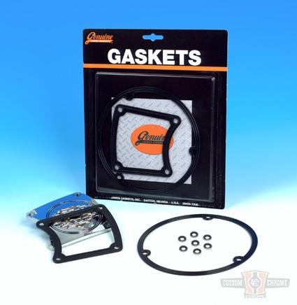 Gasket Kit Primary Inspection + Clutch Derby Cover For Harley-Davidson