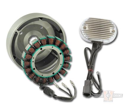 Charging System Kit 3 Phase, 38 Amp For Harley-Davidson