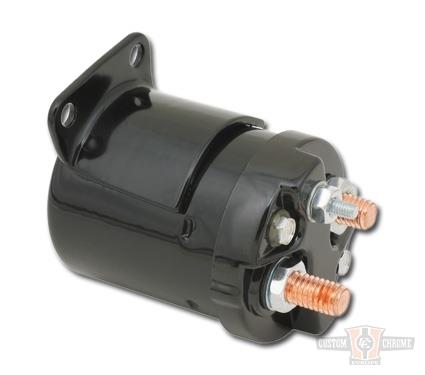Starter Solenoid Black For Harley-Davidson