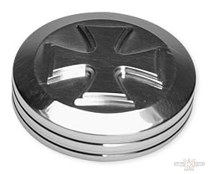 HKC POL. CROSS OIL TANK CAP For Harley-Davidson