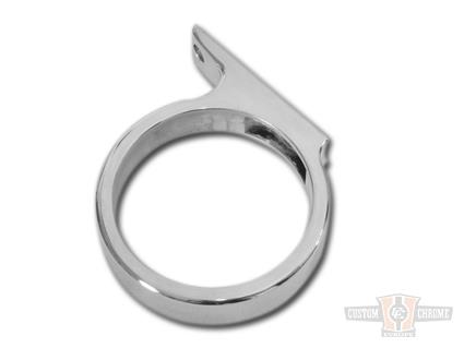 Hyper-Force Radical Gauge Polished Mounting Ring, Smooth For Harley-Davidson