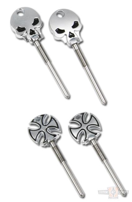 Idle Screw Iron Cross Chrome For Harley-Davidson