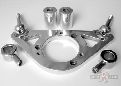 AIRCLEANER BASEPLATE S&S TC BLK. For Harley-Davidson