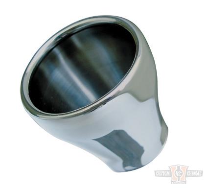 Endcap Trumpet polished For Harley-Davidson